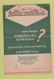 Matchbook Cover - Cash & Carry Lumber Chattanooga TN 40 Strike