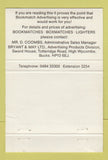 Matchbook Cover - National Pub Caterer Show Birmingham UK 40 Strike