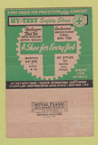 Matchbook Cover - Hy Test Anchor Flange Safety Shoes WEAR 40 Strike
