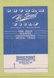 Matchbook Cover - Putnam Tools Indianapolis Columbus IN 40 Strike