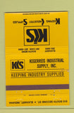 Matchbook Cover - Kegerreis Industrial Supply Elkhart IN 40 Strike