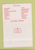 Matchbook Cover - Diablo Power Tool Walnut Creek CA 40 Strike