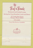 Matchbook Cover - Beef n Brandy Chicago IL 40 Strike