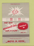Matchbook Cover - Hampshire Tile? WORN 40 Strike