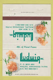 Matchbook Cover - Ludwig Walco AR 40 Strike