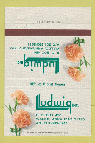 Matchbook Cover - Ludwig Walco AR 40 Strike