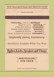 Matchbook Cover - Radios Knobs Speakers Pontiac MI WEAR 40 Strike
