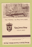 Matchbook Cover - King James Group Westlake OH hotel 40 Strike