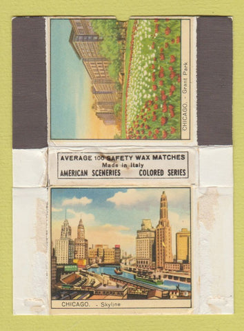Matchbox - Chicago IL Skyline Grant Park American Series Italy WEAR 40 Strike