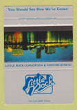 Matchbook Cover - Little Rock AR Tourism Convention 40 Strike