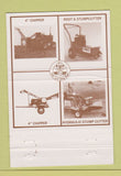 Matchbook Cover - Limbco Brush Stump Cutters chippers 40 Strike