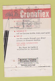 Matchbook Cover - DuPont Cronaflex Wilmington DE WEAR 40 Strike