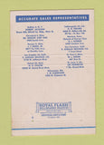 Matchbook Cover - Accurate Sporing RW Pacholsky Chicago IL 40 Strike