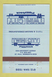 Matchbook Cover - Twin City Piggback Freight St Paul MN railroad 40 Strike