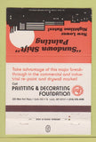 Matchbook Cover - Sundown Shift Painting St Louis MO 40 Strike