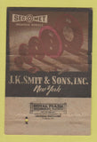 Matchbook Cover - JK Smith & Sons Diamond Tools New York City 40 Strike
