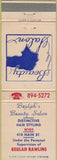 Matchbook Cover - Beulah's Beauty Salon girlie