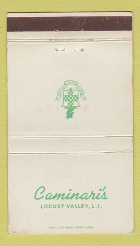 Matchbook Cover - Caminari's Locust Valley LI NY WEAR 36 Strike