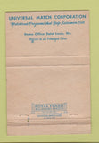 Matchbook Cover National Sales Executives Conference Buffalo 1960 WORN 40 Strike