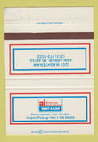 Matchbook Cover - American International Car Rentals Ann Arbor MI 40 Strike