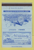 Matchbook Cover - Normandy Restaurant Pleasant Ridge MI 40 Strike