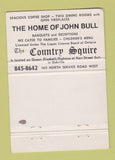 Matchbook Cover - Country Squire Restaurant Oakville ON WEAR 40 Strike