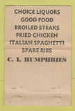 Matchbook Cover - Rip's Bar Grill Pontiac MI WEAR 40 Strike