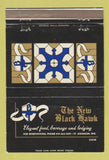 Matchbook Cover - New Black Hawk Restaurant Fort Atkinson WI WEAR 40 Strike
