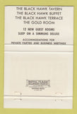 Matchbook Cover - New Black Hawk Restaurant Fort Atkinson WI WEAR 40 Strike