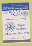 Matchbook Cover - Hardware and Supply of Chester PA 1953 40 Strike