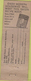 Matchbook Cover - Sun Maid Raisins girlie