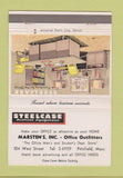 Matchbook Cover - Steelcase Office Furniture Pittsfield MA 40 Strike
