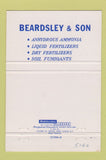 Matchbook Cover - Shell oil gas Beardsley Oxnard CA 40 Strike