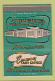 Matchbook Cover - Economy Linen Service Detroit MI 40 Strike
