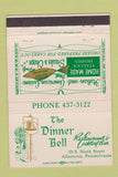Matchbook Cover - The Dinner Bell Allentown PA 40 Strike