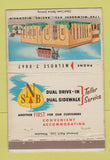 Matchbook Cover - North Side Bank Racine WI 40 Strike
