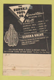 Matchbook Cover - Eureka Tool Company Oklahoma City OK WORN 40 Strike