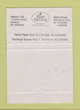 Matchbook Cover - San Francisco Steak House Kowloon Hong Kong WEAR 40 Strike