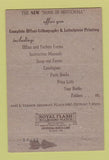 Matchbook Cover - Motschall Company Detroit MI Lithographers Printers 40 Strike