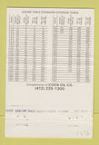 Matchbook Cover - Coen Oil Company Cooper Tires Washington PA 40 Strike