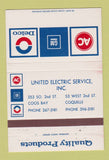 Matchbook Cover - AC Delco GM Coos Bay Coquille OR 40 Strike