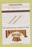 Matchbook Cover - Industrial Tire Buffalo NY WEAR 40 Strike