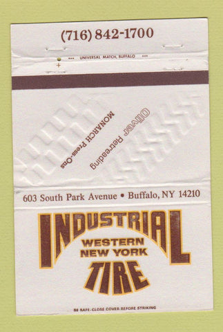 Matchbook Cover - Industrial Tire Buffalo NY WEAR 40 Strike