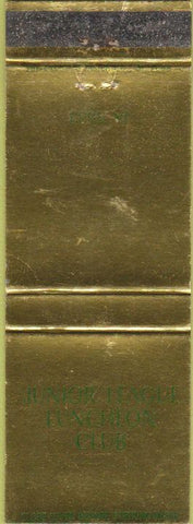 Matchbook Cover - Junior League Luncheon Club