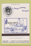 Matchbook Cover - Captain John's Seafood Toronto ON 40 Strike