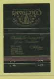 Matchbook Cover - Coleman's Syracuse NY 40 Strike
