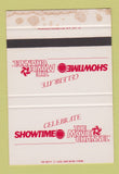Matchbook Cover - Showtime Movie Channel WORN SAMPLE 40 Strike