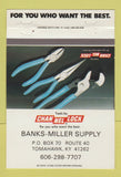 Matchbook Cover - Channel Lock Tools Banks Miller Tomahawk KY 40 Strike