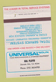 Matchbook Cover - Universal Nolin Food Merchandising Granada Hills CA 40 Strike