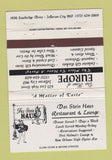 Matchbook Cover - Das Stein Haus Jefferson City MO WEAR 40 Strike